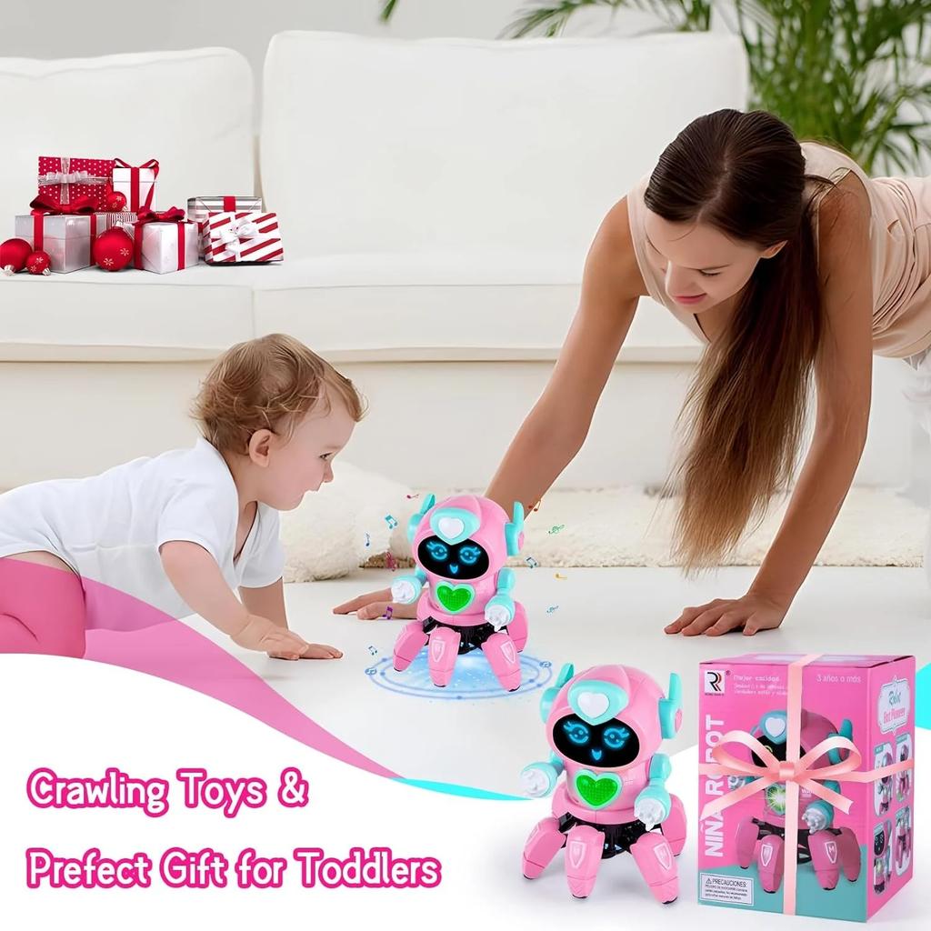 Dancing Electric Octopus Toy Robot with Lights and Music Children's Toy