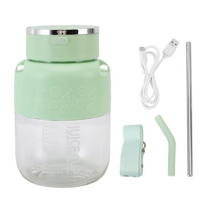 800ml Tragbarer Entsafterbecher Wiederaufladbarer Abnehmbarer Elektrischer Entsafter Mixer für Büro Fitnessstudio Zuhause