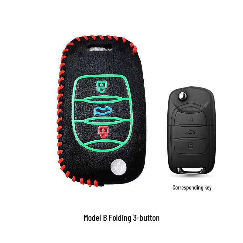 

Leather Key Case for Baojun 730 560 530 510 360 310W E100 200 Standard