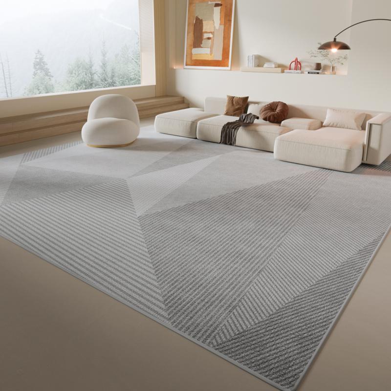 Nordischer geometrischer Teppich für Wohn- und Schlafzimmer: Weich, strapazierfähig, modernes minimalistisches Wohnambiente – Instagram-tauglicher Stil