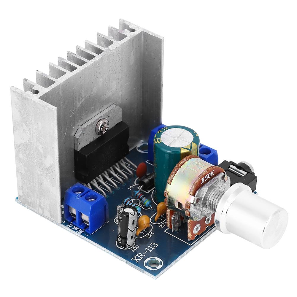 Verstärkermodul 2-Kanal Digitalplatine Leistung Potentiometermodul TDA7297 15W B-Typ