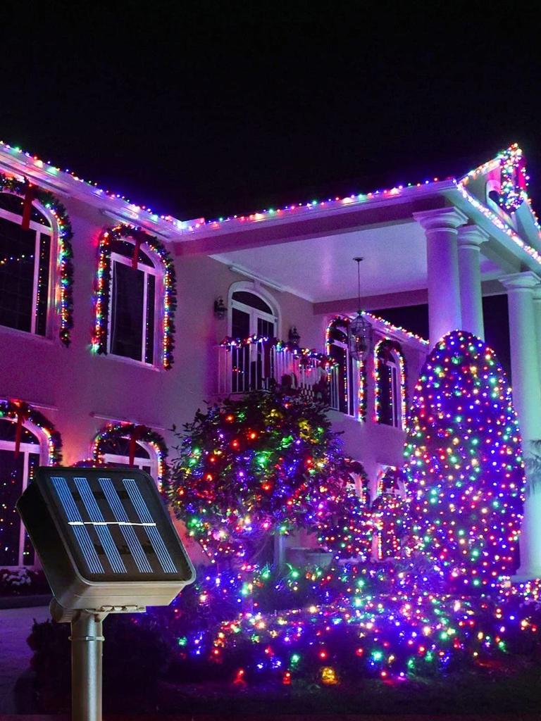 Solar Fairy Light Outdoor Waterproof 8 Modes Festival Party Decoration Garden and Courtyard Decoration LED String Lights