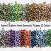 Picasso Glass Seed Beads 4mm for DIY Jewelry Making: Bracelets, Necklaces, Rings Accessories