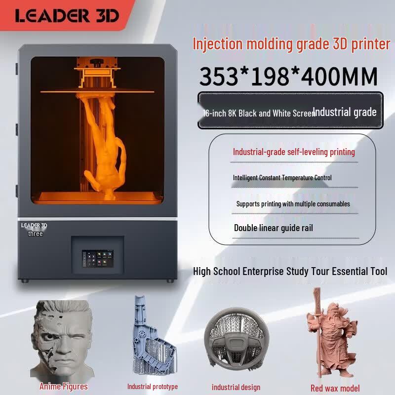 LEADER Industrial 3D Printer with Thermostatic Enclosure CN Plug (adapter Included)