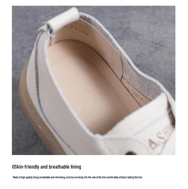 Autumn Korean Style Women's Slip-On Soft Sole Sneakers with Elastic Band for Casual Wear