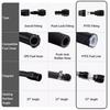 4AN-6AN-8AN Black Nylon E85 PTFE Fuel Line 10FT With 10 Fittings Hose Kit