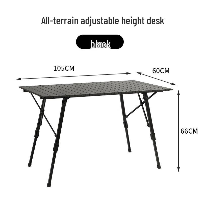 Suiyuan Wild Boar Forest Outdoor Folding Aluminum Alloy Adjustable Camping Table