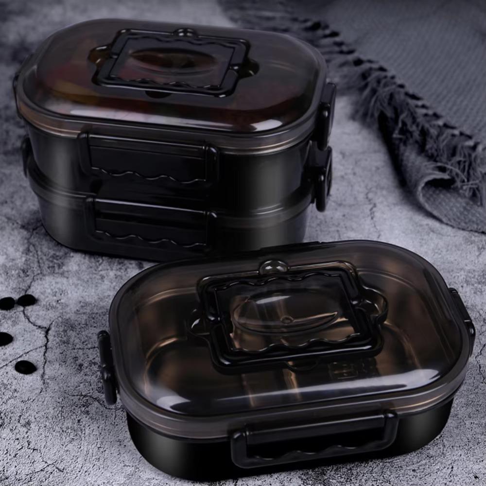 1200ml Insulated Food Container Double Layer Large Capacity Food Box  Picnic