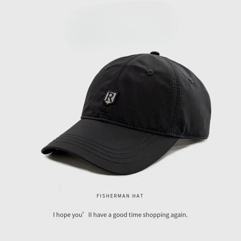 Spring and Summer Outdoor Quick Drying Hat Big Head Cap  Baseball Cap  Casual Fishing  Sports Climbing  Baseball Cap  Men's Korean Version  Versatile