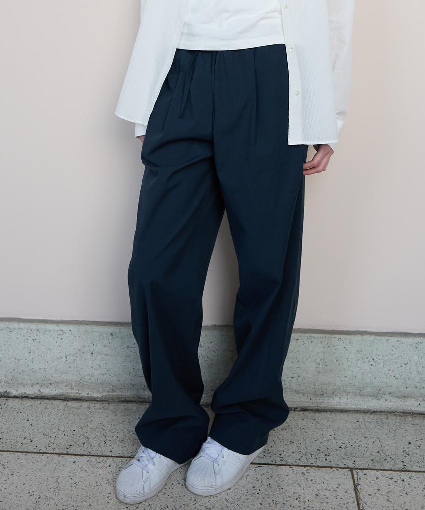 Tudument Relaxed String Pants Navy