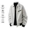 Jacket Men's Lapel Season Contrasting Colors Early Spring Couple Casual Loose Men's Coat
