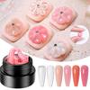 Canned Solid Nail Extension Gel for Carving & Shaping - No Paper Tray Needed, Non-Stick, Fast Application