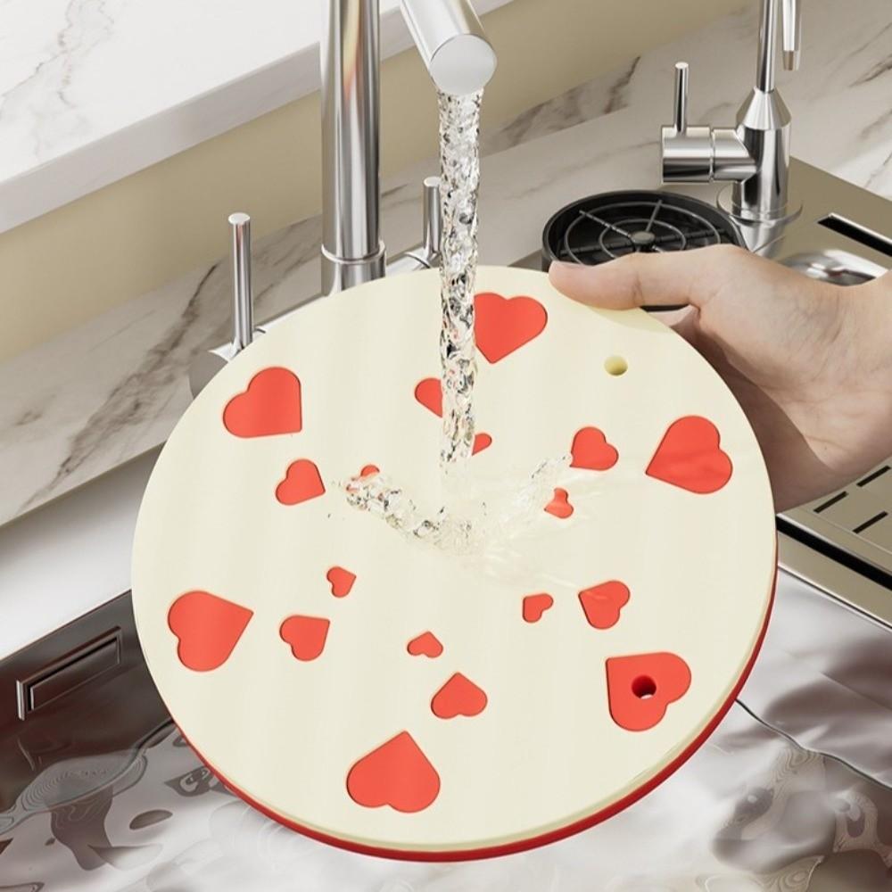 Non-Slip Oil-Resistant Place Mat Anti-scalding Pot Lid Storage Mat Pot Holder  Home Organizer