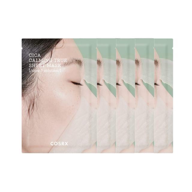 

COSRX - Pure Fit Cica Calming True Sheet Mask Bundle Set 21ml x 5 sheets