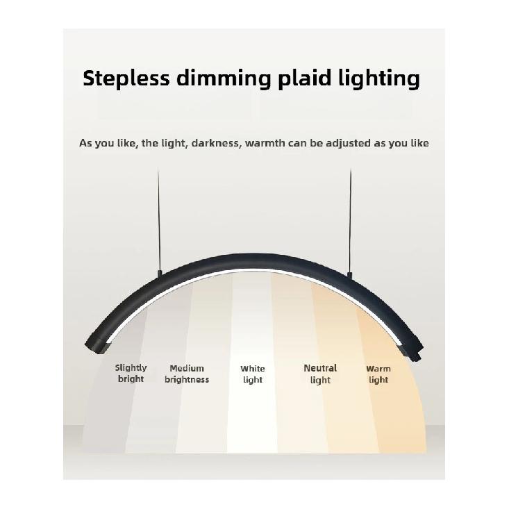 New 48W Half Moon LED Eyelash Lamp Nail Beauty Eyelash Chandelier, 2700K-5600K3 Color Arbitrarily Adjustable Dimming Beauty Lamp