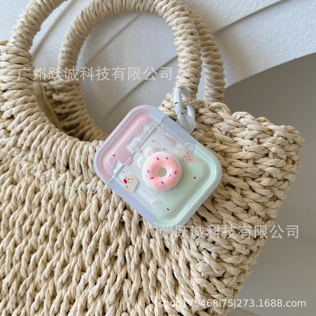 Donuts are suitable for AirPods1 protective case pro1 generation photo frame Apple 1 generation pro1 Bluetooth headset protective case