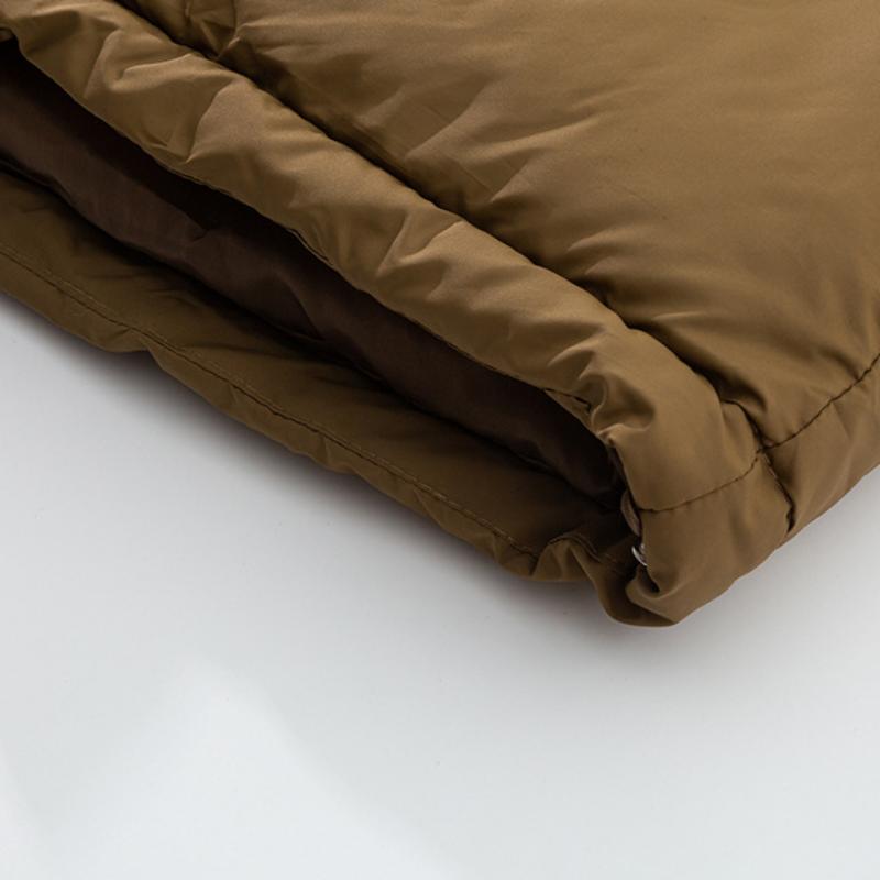 Short Down Jacket for Women with Hood and Loose Design Winter Coat