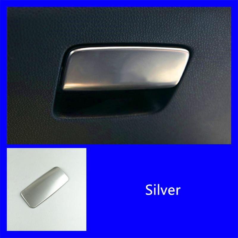 Stainless Steel Car Co-pilot Glove Box Switch Panel Decoration Sticker Trim For Mercedes Benz CLA C117 GLA X156 A Class Decals