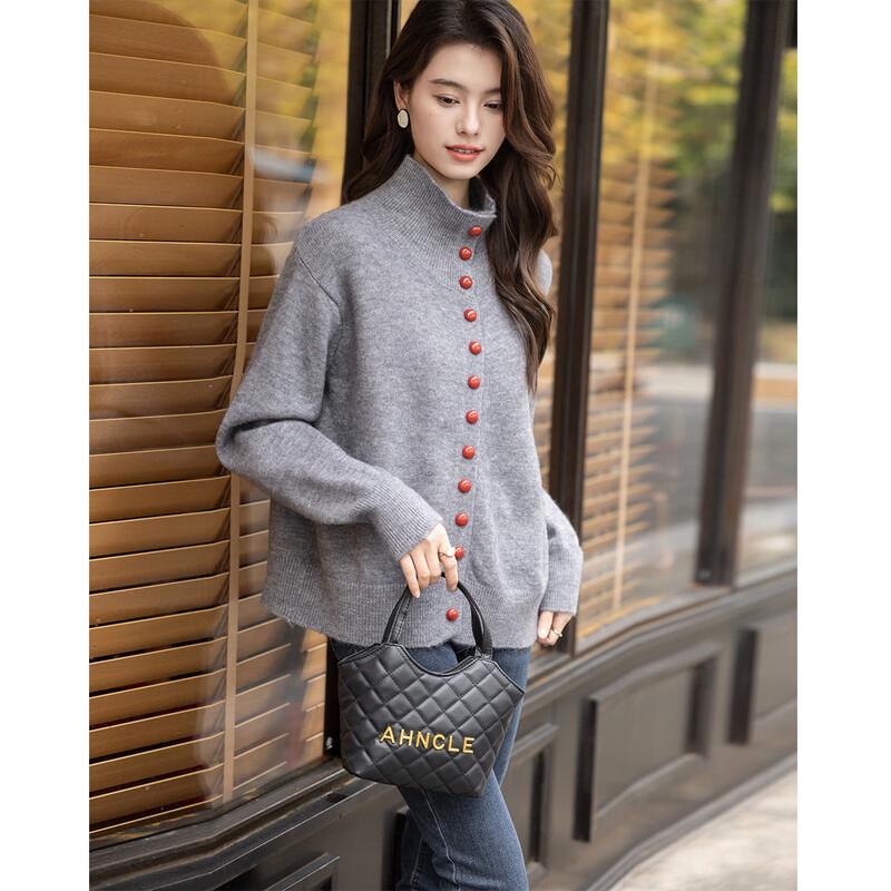 ITISF4 Women's Relaxed Winter Knit Cardigan