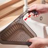 Drain Basket Triangular Non-Slip Easy Hanging Punch Vegetable Cleaning