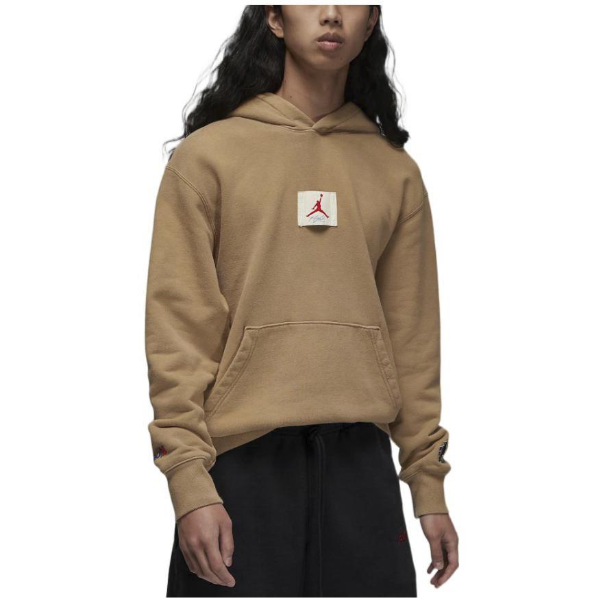 Jordan X Two 18 Sweatshirts Men's Khaki Hooded Moderate Regular DV6961-258