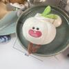 Cute Funny Vegetable Keychain Plant Key Ring Garlic Pendant Garlic Plush Doll  Backpack Pendant