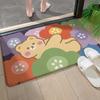 Entrance Mat Washroom Toilet Door Moisture-wicking Non-slip Pad Home Fine Bedroom Toilet Rug Durable Durable Useful