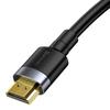 Kabel Hdmi 2.0 Baseus Cafule, 4K, 3D, 2M (Czarno-Szary)