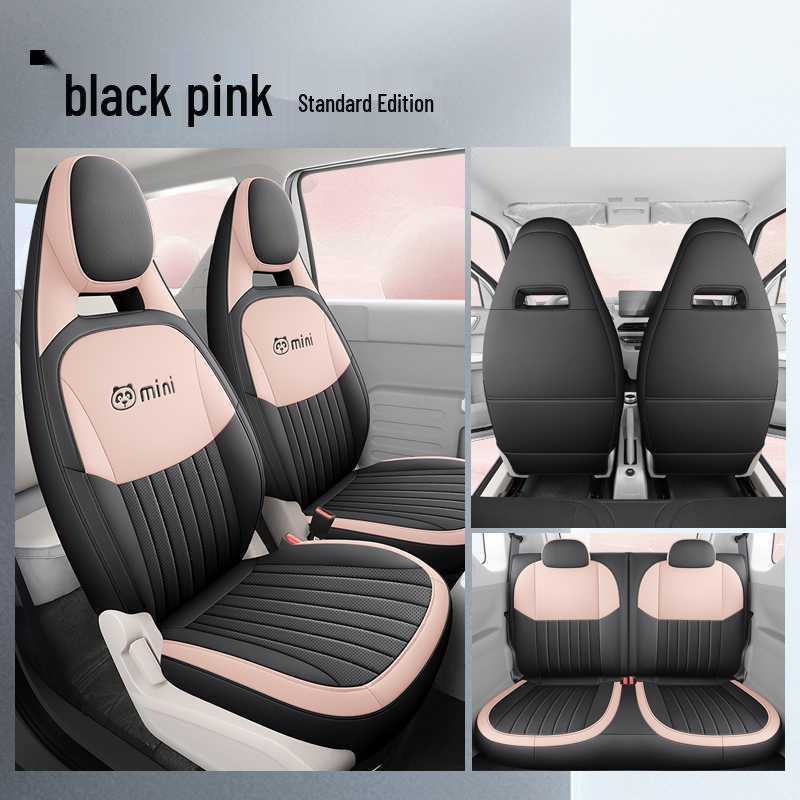 Applicable Panda Mini Leather Seat Cover - Full Coverage, All-Season Cushion, Fits 26/24 New Car Models