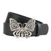 Elegant Butterfly Buckle Belt For Women Chic Dress And Denim Accessories