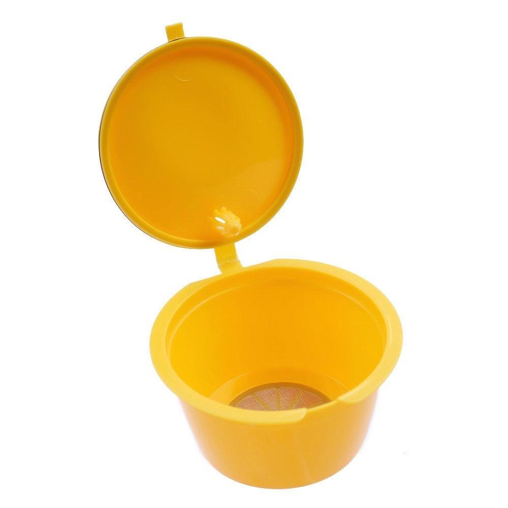 Reusable Coffee Capsule Filter Cup for Nescafe Dolce Gusto Refillable Cap Spoon Brush Filter Kitchen Accessories Coffee Bean Cup