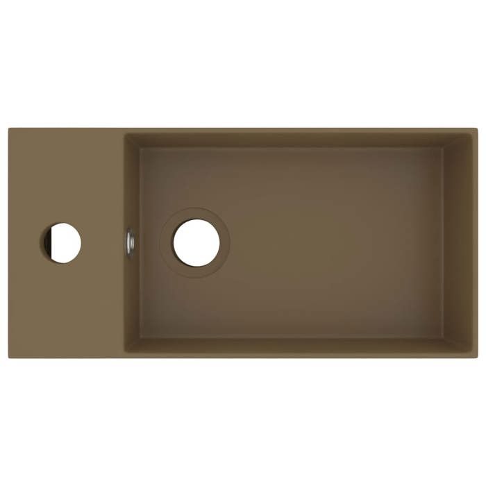 VidaXL Bathroom Sink with Overflow Countertop Washbasin Toilet Hand Basin Bathroom Kitchen Home 146996
