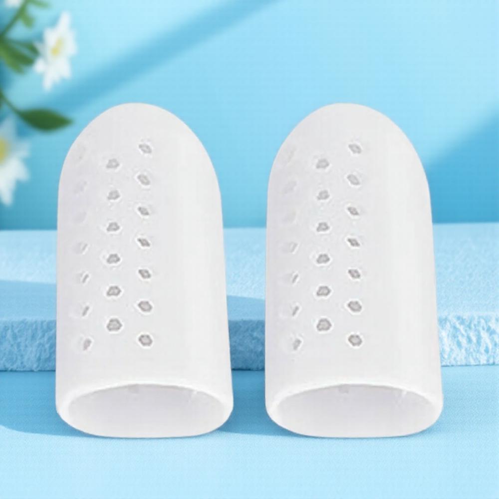 

Soft Silicone Toe Protectors Big Toe Corn Callus Blisters Toe Separator Breathable Guard Sleeves