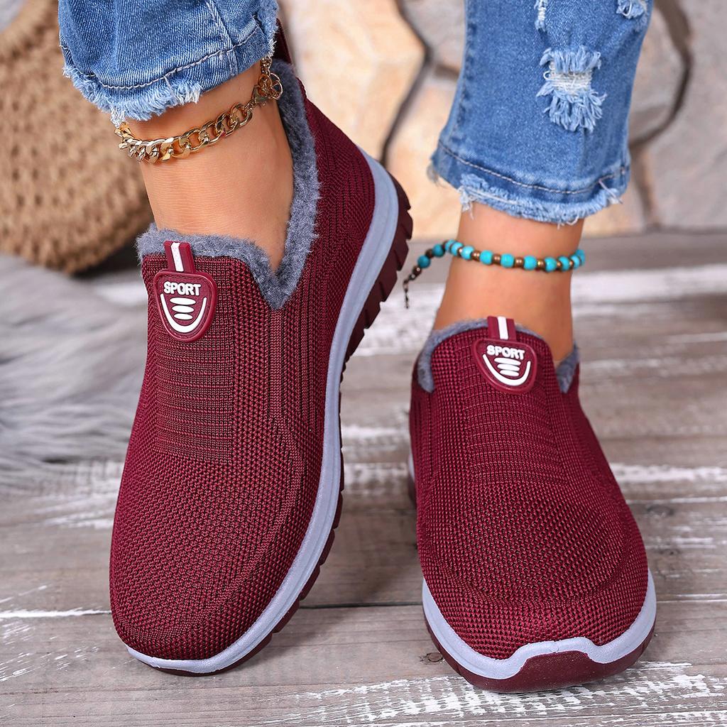 Mode 2025 Damen Atmungsaktive Schneestiefel Sport Flache Freizeitschuhe Damen Rutschfeste Stiefeletten Outdoor Mode Sneakers Zapatos De Mujer