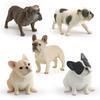 Realistic French Bulldog Pvc Collectible Model For Home Decor And Dog Enthusiasts
