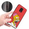 The Simpson Cute Case for Xiaomi Redmi Note 10 8 8T 9 10S 11S 11 7 12 12S 11E 13 Pro Plus Soft TPU Black Phone Cover
