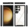 Robuste Hybrid-Schutzhülle für Samsung Galaxy S24 Ultra Hülle S24+, stoßfeste Stoßstange, klare Kristall-Rückseite S24 Plus Funda