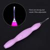9 In 1 USB Rehargeable Light Up Crochet Hooks Needles Hand Weave Sewing Tools Set