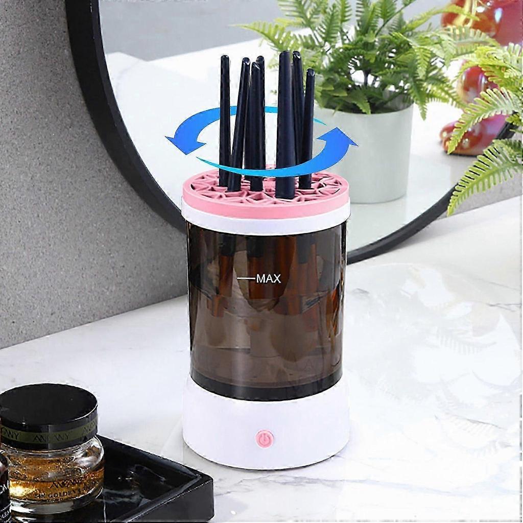 Electric Makeup Brush Cleaner Smart Electric Makeup Brush Cleaner Automatic Rotating Makeup Brush Cleaner Suitable For All Sizes Of Makeup Brushes