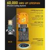 FAHREN 2PCS H13 LED Bulbs,80000LM Extreme Brightness 9008 bulb,6500K Cool White, 1:1 Min Size,Fog Bulbs HID,Plug-N-Play