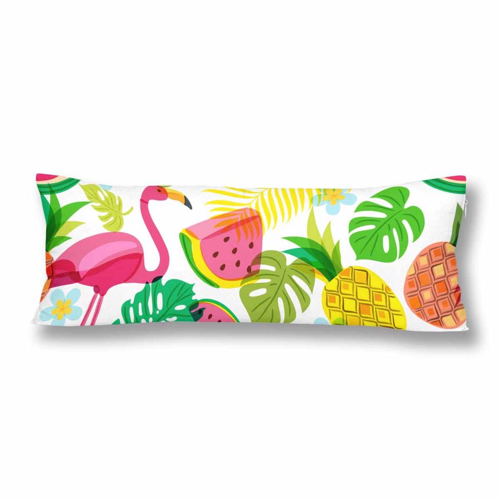 flamingo body pillow