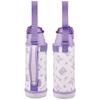 Bouteille d'eau potable Skater Sports Bottle Direct 990 ml avec couvercle de bouteille Couronne de fleurs Kuromi Sanrio KSDC10S-A