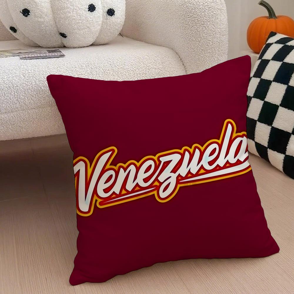Simple fashion flag style VVenezuelas Cushion Cover Linen Pillow Case Soft Breathable Protective Couch Room Decoration