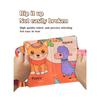 Baby Books Montessori Toys Waterproof  Soft Cloth Books 3D Animal Cognitive Infant Early Learning Educational Fabric Books Toys