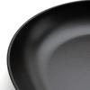 STAUB 24cm Enamel Frying Pan with Wood Handle, NUEVA SARTEN MANGO DE MADERA Redonda, 40511-951, Black, Perfect for New Homes [Parallel Import]