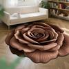 Килимок для підлоги Нековзкий Килим з квітковим візерунком 3D Реалістичний візерунок Килимок для ванної Супервбираючий Килимок для душу Швидкосохнучий М'який килим