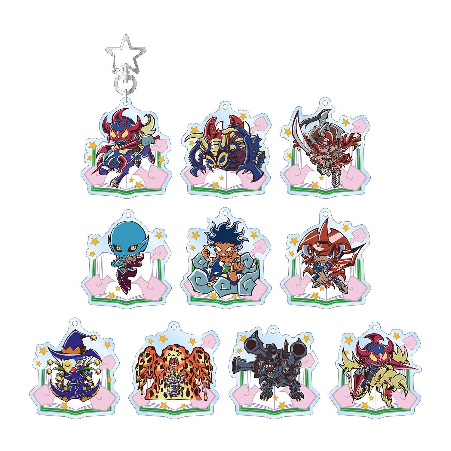 

Duel Monsters Trading Toon World Taste Deformation 4th Acrylic Keychain Box Yu-Gi-Oh! 10-Piece