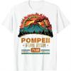 Pompeje Zábavný běh - Geografie Vulkánolog Vulkánologie Tričko Streetwear Vintage Tričko Camisetas