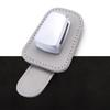 Car glasses clip leather alloy can be noted for custom LOGO car accessories