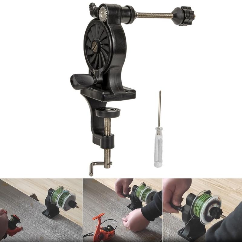Reel Spool System Tackle Winders Spooling Station Tool Adjusted Fishing Line Spooler Fishing Line Winders